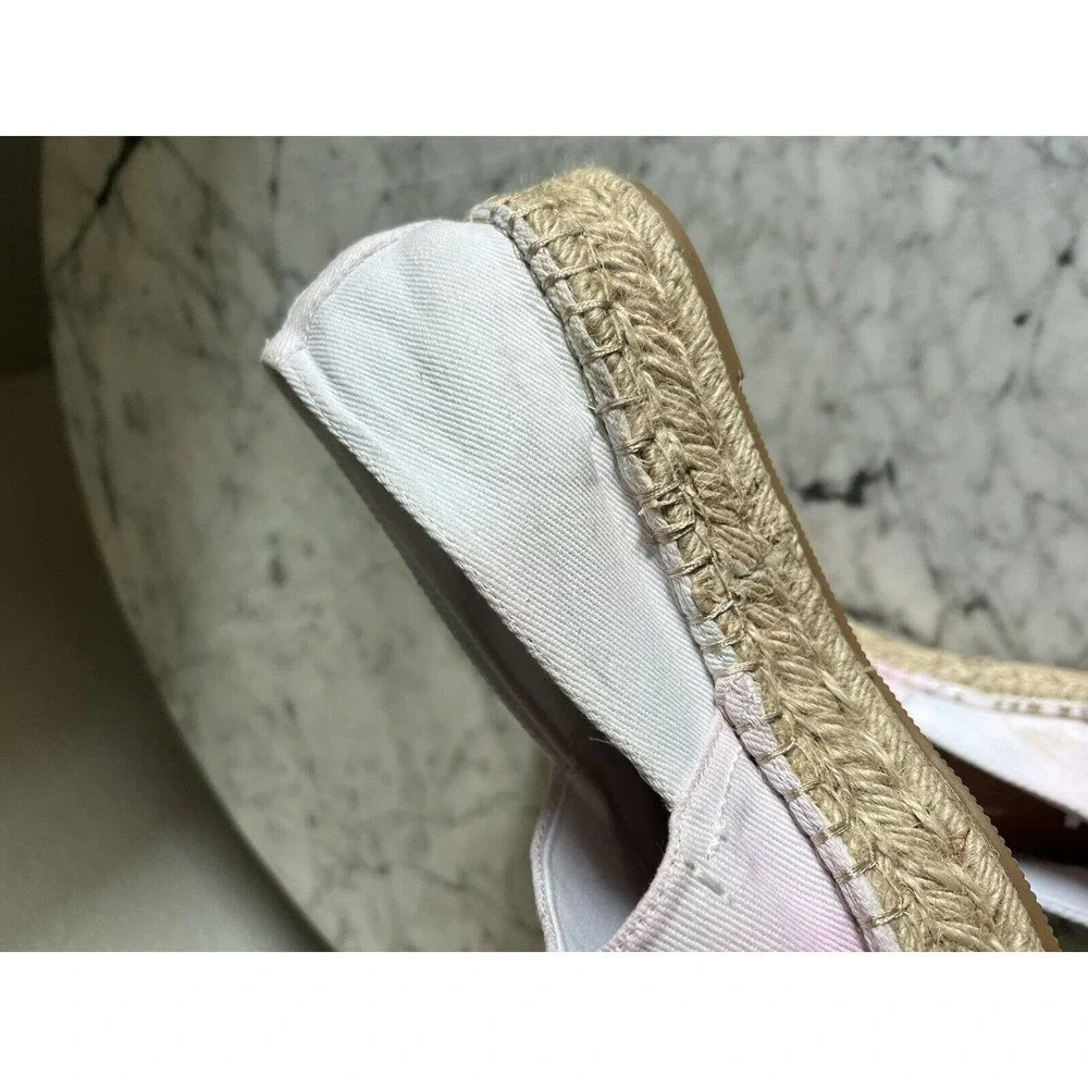 Splendid Womens Laney Espadrille Slip On Shoe Size 8.5 Pastel Tie Dye